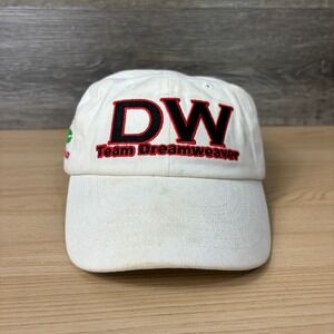 Dreamweaver Lures Hat Cap Strap Back White Fishing Team Adjustable